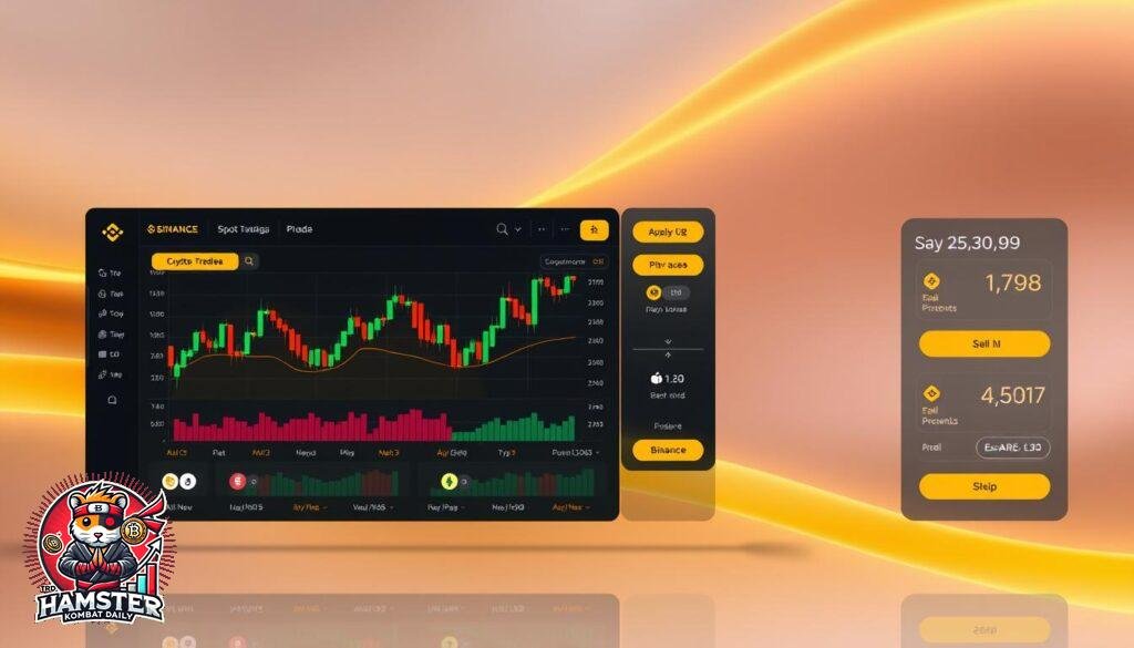 Binance spot trading interface